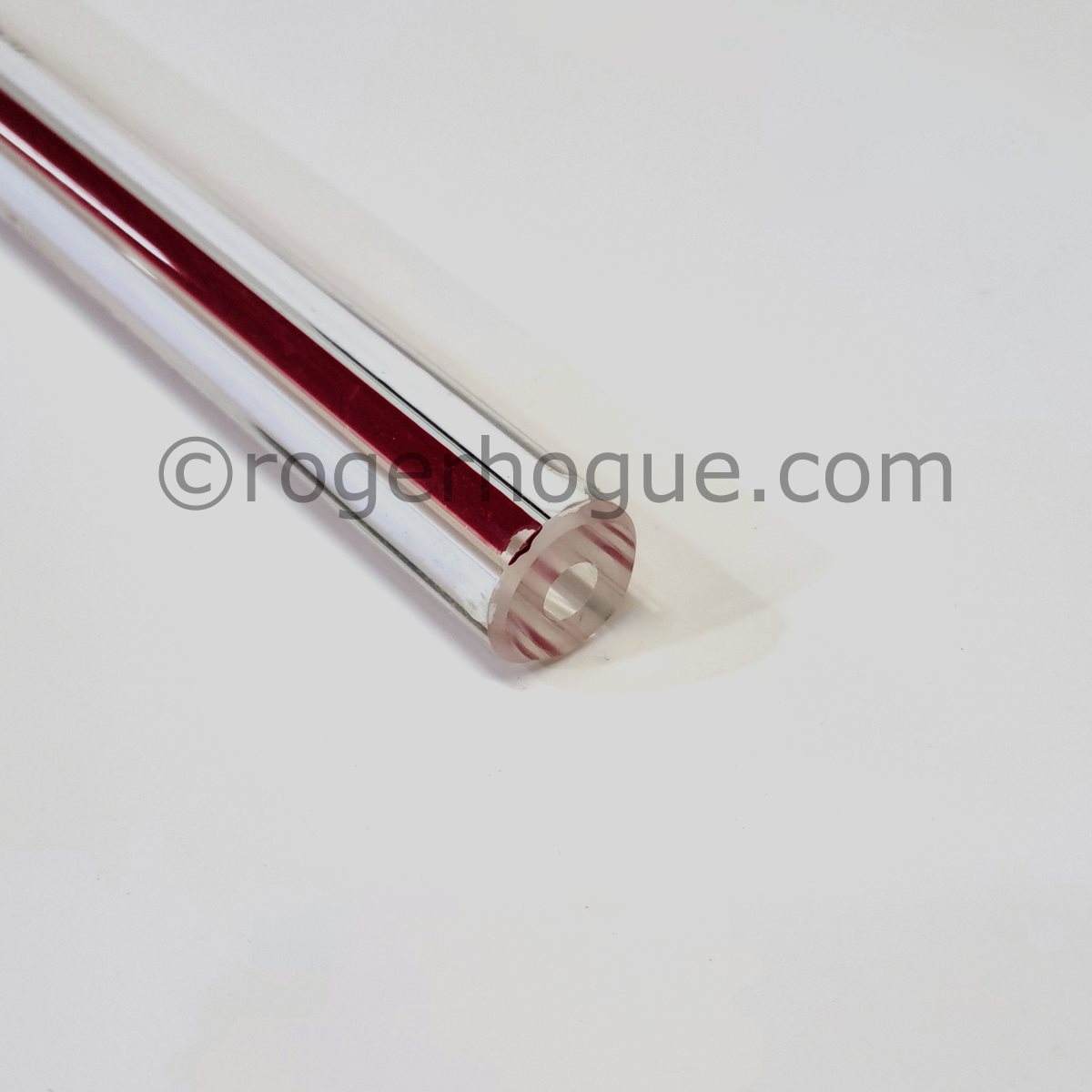 HEAVY WALL GLASS GAUGE 3/4'' X 48'' RED LINE 7/32'' THICK. WALL